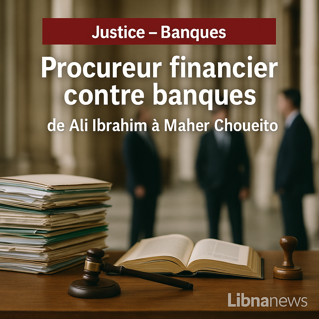 PROCUREUR FINANCIER CONTRE BANQUES: D&rsquo;ALI IBRAHIM À MAHER CHOUEITO