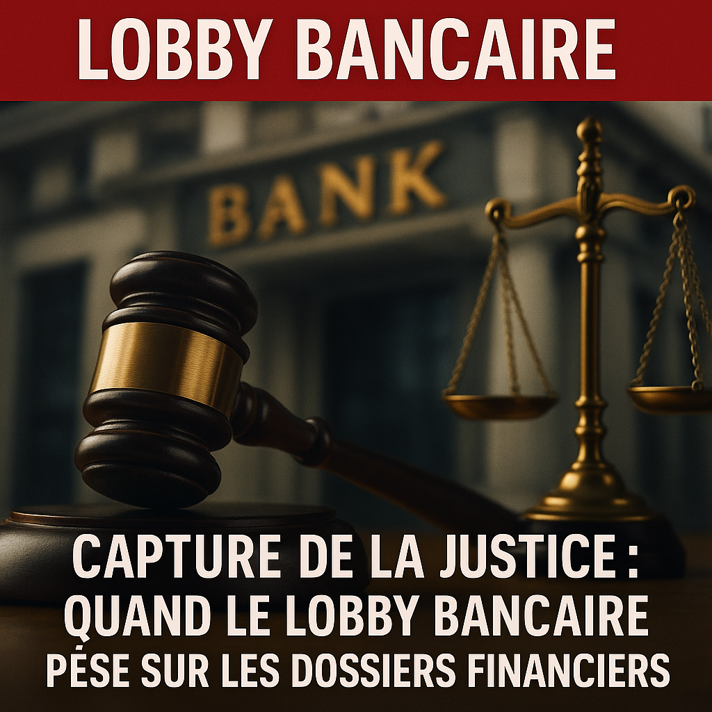 CAPTURE DE LA JUSTICE: QUAND LE LOBBY BANCAIRE PÈSE SUR LES DOSSIERS FINANCIERS