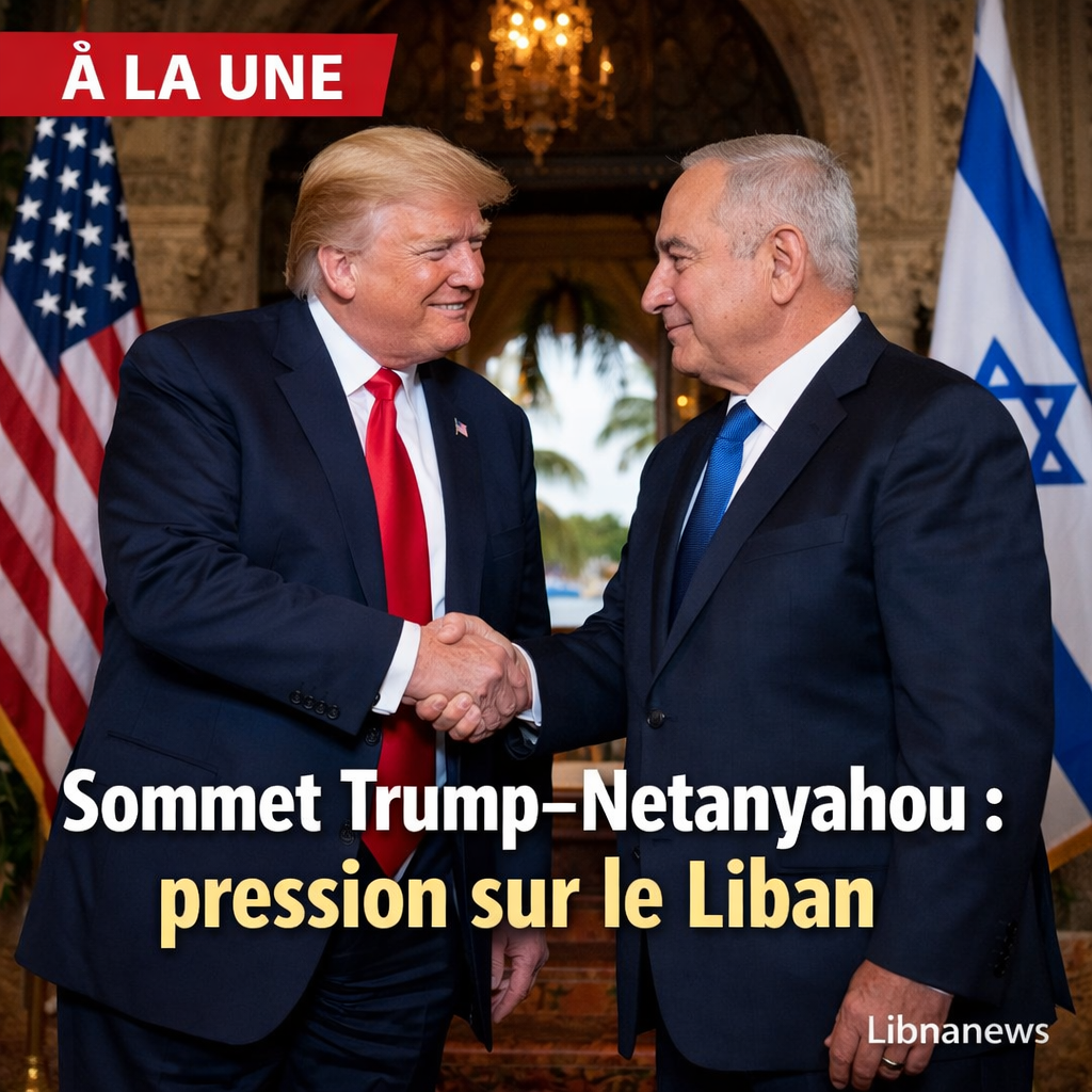 Revue de presse: sommet Trump-Netanyahou et pression sur le Liban
