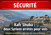 Arrestation de deux voleurs syriens à Kafr Shuba au cœur des tensions frontalières libano-israéliennes