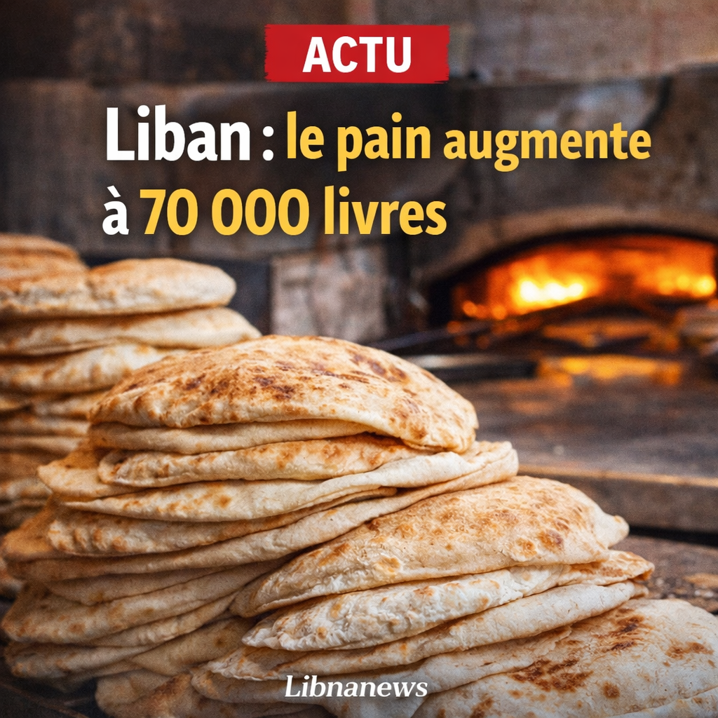 Le Liban augmente le prix du pain à 70 000 LL face à la flambée du mazout